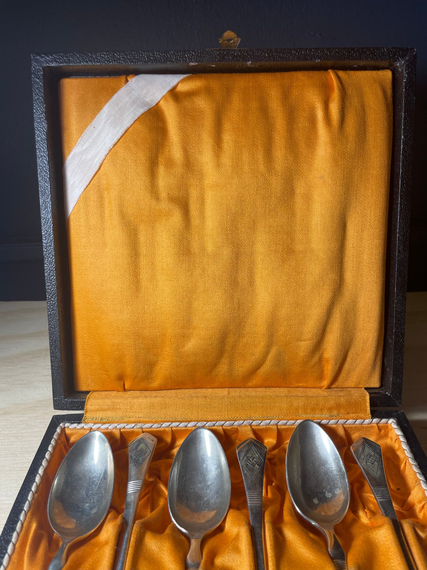 Cased Set of Six Hitler Youths Leaders Spoons